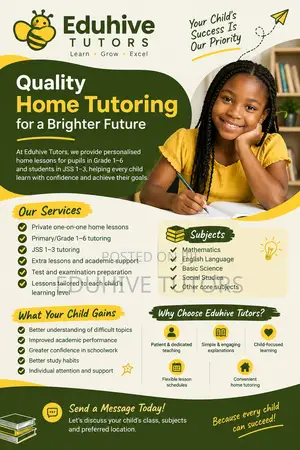 Eduhive Tutors: Home Tutor for Primary & JSS Subjects
