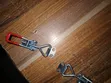 Galvanized Iron Adjustable Buckle Lock Clamp with Key Hole - 3