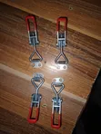 Galvanized Iron Adjustable Buckle Lock Clamp with Key Hole - 5