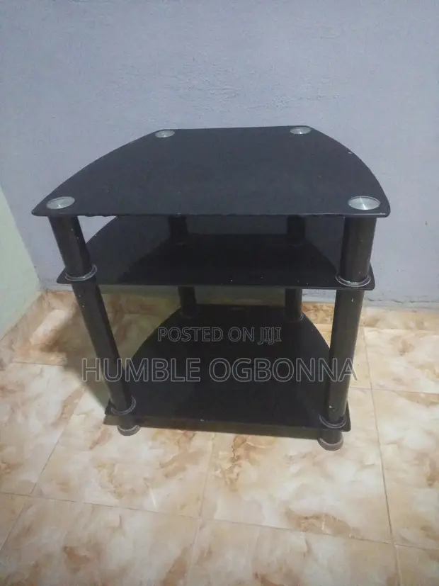 Tempered Glass TV Stand - Used - 1