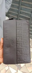 Kyawawan Hannun Jaka na Fata Mai Ɗaukar Hoto ga Maza / Jakar Clutch - Brown Mai Duɗuɗi - 2