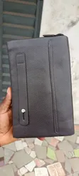 Kyawawan Hannun Jaka na Fata Mai Ɗaukar Hoto ga Maza / Jakar Clutch - Brown Mai Duɗuɗi - 3