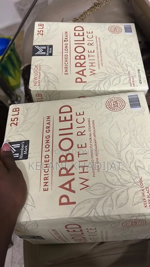25LB Parboiled Rice - Imported USA - 1