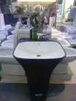 Sweethome Free Standing Ceramic Wash Hand Basin - 4