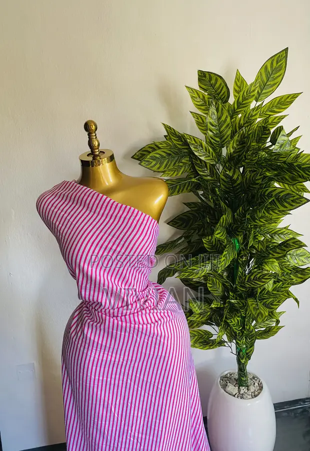 Stripe Material - Pink - 1