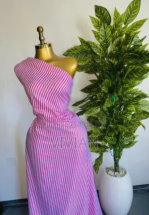 Stripe Material - Pink