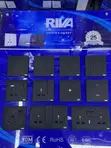 RIVA Electric Switches and Sockets - Black - 1