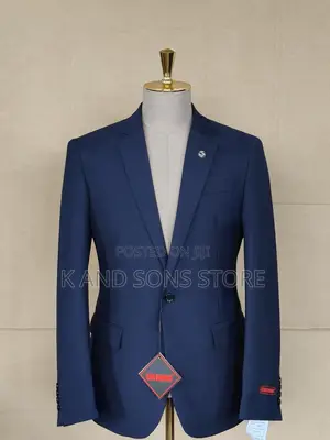 Dino Man Men's Navy Blue Formal Suit - Brand New