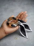 Silk Scarf Bangle Bracelet - 1