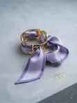 Silk Scarf Bangle Bracelet - 4