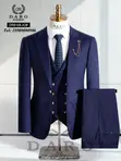 Daro Classic Navy Blue Suit na Maza - Sabo - 1