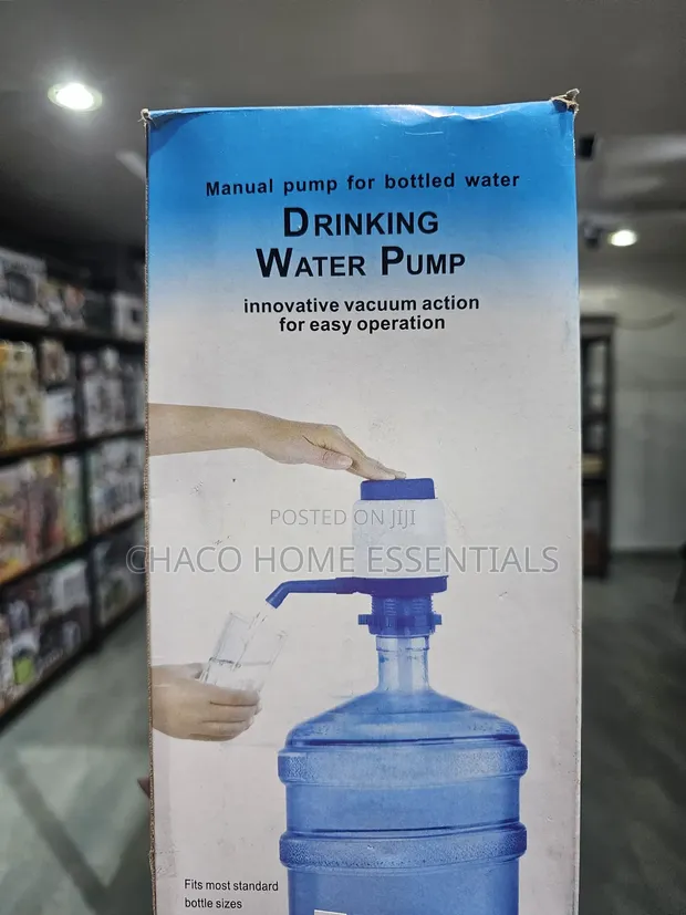 Manual Drinking Water Pump - Hand Press Dispenser for Gallon Bottles - 1