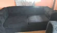 4 Seater Chesterfield Sofa Set (2+1+1) Black Velvet - 1