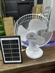 Hampton Solar Rechargeable Table Fan - Brand New - 2