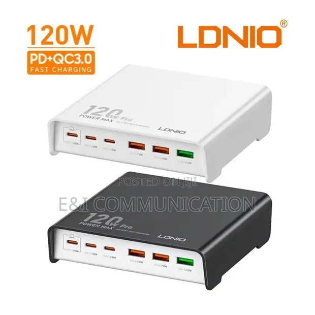 LDNIO Q605 120W GaN Fast Desktop Charger - 1