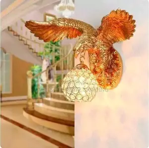 Luxury Eagle Crystal Wall Sconce