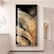 Aesthetic LED Wall Decor Frame Art - Gold Leaf - 1