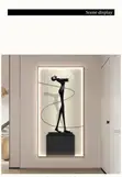 Aesthetic LED Wall Decor Frame Art - Gold Leaf - 4