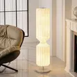 Sculptural Twisted Hourglass Floor Lamp - 160cm - 1
