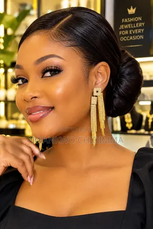 ELLE Bridal Drop Earrings - Gold