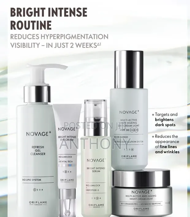 Asalin Oriflame Novage Bright Sublime Set - 1