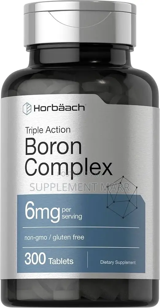 Horbaach Triple Action Boron Complex 6mg (300 Tablets) - 1