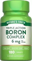 Nature's Truth Triple Action Boron Complex 6mg (180 Tablets) - 2