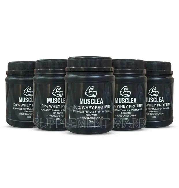 Musclea Whey Protein Powder 500G (Pack of 5) - 1