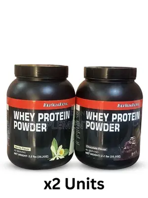 Whey Protein Powder 1kg - Vanilla & Chocolate (Pack of 2)