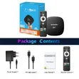 8GB/128GB Android 13 TV Box with Bluetooth Voice Remote - 1