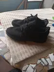 Adidas Classic Men's Black Canvas Sneakers - Girman 13.5 - 1