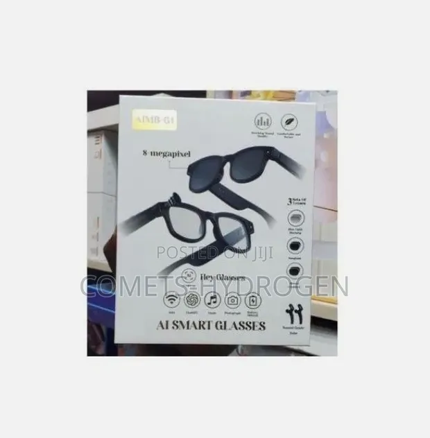 AIMB-G1 AI Smart Glasses with 8MP HD Camera & ChatGPT Assistant - 1