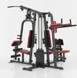 Supermax Pro 4-Station Gym Machine - 2