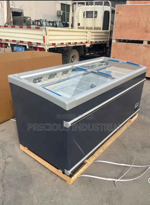 Brand New Island Freezer - Industrial Kitchen Equipment - 1