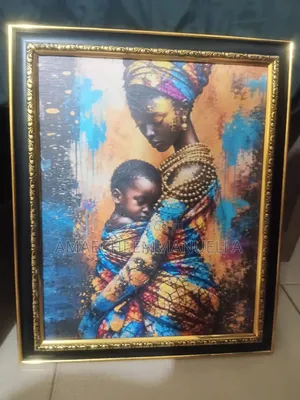 Painting Artwork: Mother and Child Portrait