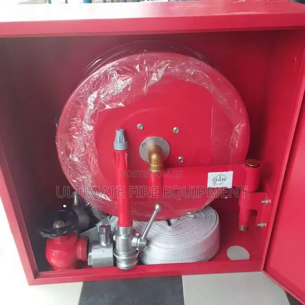 Hose Reel Cabinet with Hydrant Accessories - 1