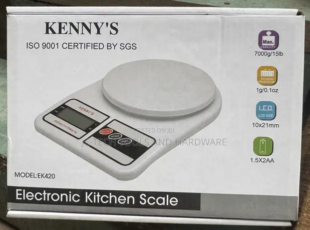 Kenny's EK420 Electronic Kitchen Scale 7KG - 1