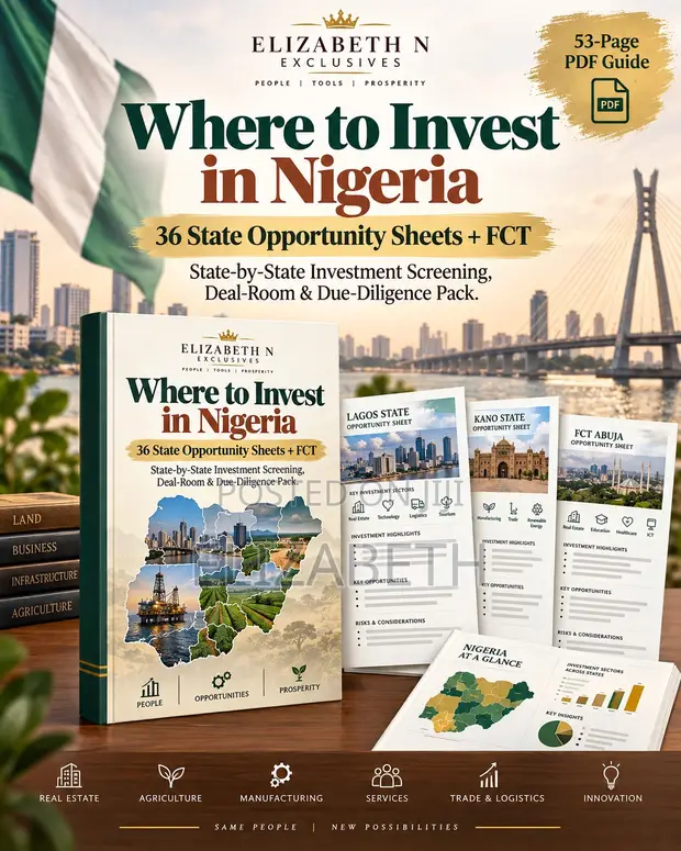 Nigeria Investment Guide PDF: 36 States + FCT Opportunities - 1
