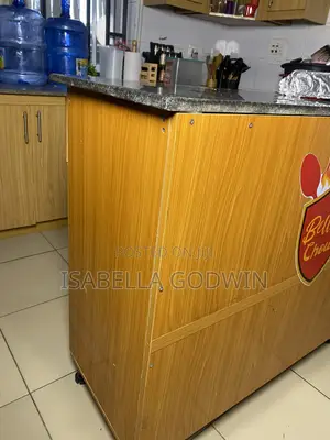 Kitchen Craft Brown Glossy Finish Cupboards