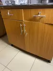Kitchen Craft Brown Glossy Finish Cupboards - 4