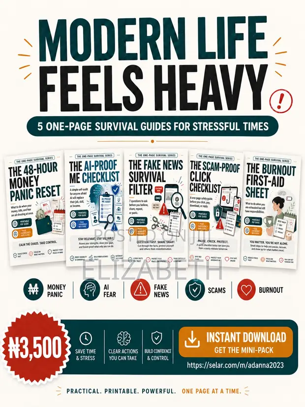 Modern Life Feels Heavy: Practical Life Reset Self-Help Guide PDF - 1