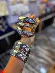 Chunky Bracelets - Non-Tarnish Stainless Steel - 3