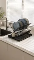 Foldable Dish Rack - Wurin Ajiye Kayan Abinci - 2