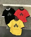 Triple Cross Graphic Ringer T-Shirt Bitcoin Box Logo - 2