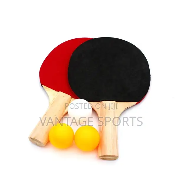 Table Tennis Racket Set (2 Rackets, 3 Balls) - 1