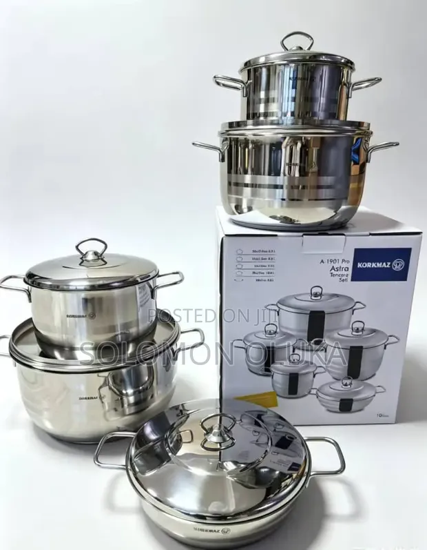 Stainless Steel Cooking Pot - 1