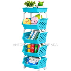 Smart Space-Saving Storage Rack Organizer