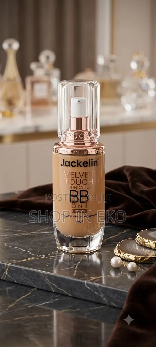 Jackelin Velvet Touch Foundation BB Cream with Vitamin C - 60ml - 1
