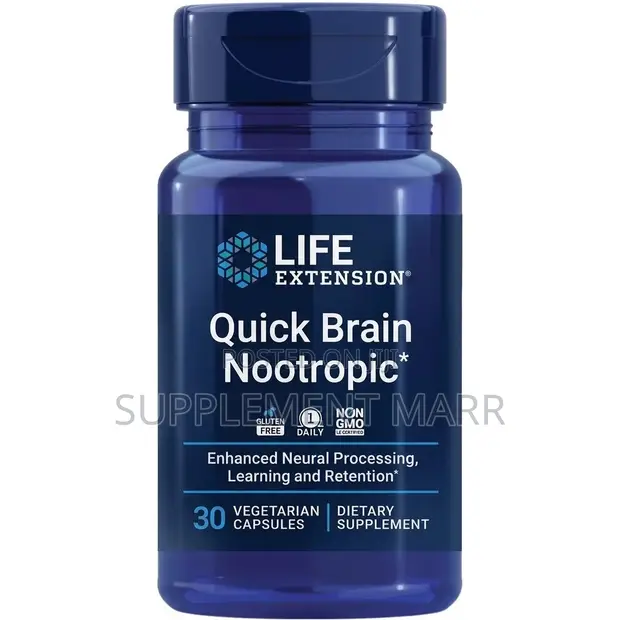 Life Extension Quick Brain Nootropic X30 Kapsul - 1
