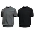 Designer Textured Short-Sleeve Knit T-Shirt - 1
